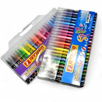 Librairie Bouarroudj - FEUTRE ECOLIER 24CLRS TEC6979